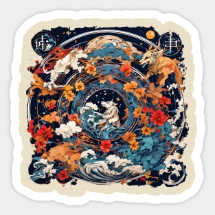 12 zodiac Sticker